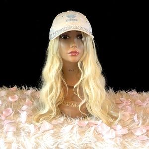 Adidas Distressed Denim Hat Wig